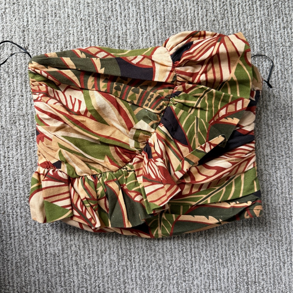 Zara Tropical Print Top